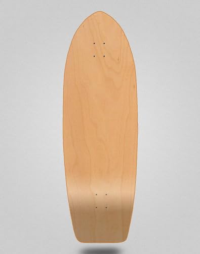 Surfskate Cruiser Shape Deck Skateboard Fiberglass Top Layer 31 Fat Tail von COUNTRY BASQUE INGURUASAKARI INDUSTRY
