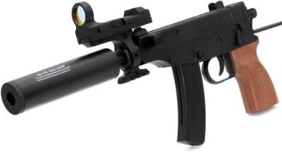 Softair Maschinenpistole M37GL Magazin RedDot & Munition - 0,49 Joule - Airsoft von Cadofe