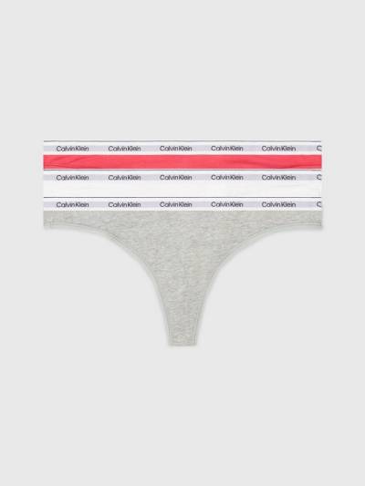 Calvin Klein Underwear Tanga 3 PACK THONG (LOW-RISE) (Packung, 3-St., 3er-Pack) mit Logobund von Calvin Klein Underwear