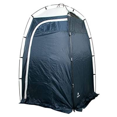 CampFeuer Duschzelt | 130 cm x 130 cm x 210 cm | 1500 mm Wassersäule | Umkleidezelt, Toilettenzelt, Stehzelt, mobiler Sichtschutz, Beistellzelt, Outdoor Tent von CampFeuer
