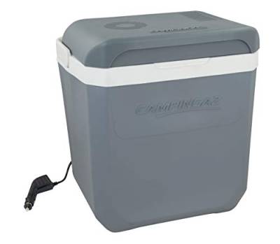 Campingaz Powerbox Plus Thermoelektrische 12V Kühlbox, Hochleistungs-Kühlbox Auto, mit UV Schutz, Grau, 28 Liter von Campingaz
