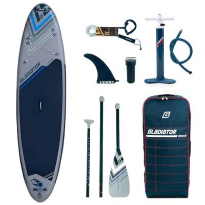 Campsup SUP Gladiator Origin 10'8 Aufblasbares Stand Up Paddle Board | 325 x 86 x 15 cm | Surfboard für Einsteiger & Fortgeschrittene mit zubehör | Tragkraft bis 120 Kg von CampSup