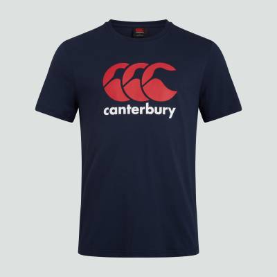 Damen/Herren Rugby T-Shirt kurzarm - CCC Logo marineblau von Canterbury