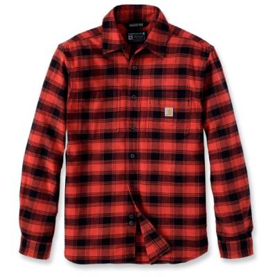 Carhartt - Flannel L/S Plaid Shirt - Hemd Gr XL rot von Carhartt