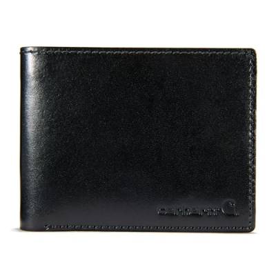 Carhartt Rough Cut Bifold Wallet, Black, One Size von Carhartt