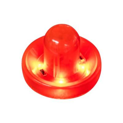 Carromco Airhockey LED Spielgriff | LED-Beleuchtung für optimales Spielerlebnis | Transparent | Wiederaufladbar mit Micro-USB von Carromco