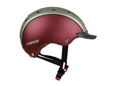 Casco Kinder REIT-, Fahrrad- und Skihelm Choice Turnier Dark red/Olive matt S (52-56cm) von Casco