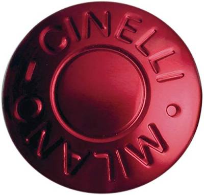Cinelli Anodized Plugs Lenkerstopfen, rot von Cinelli