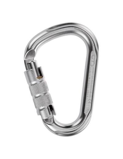 Climbing Technology Karabiner Snappy TG, silber Karabiner Art - HMS Karabiner, Karabiner Farbe - Silber, Schnapper Art - Zweifach, von Climbing Technology