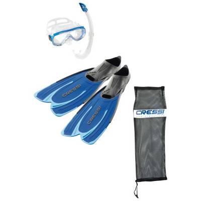 Cressi Agua Set Blau EU 43-44 von Cressi