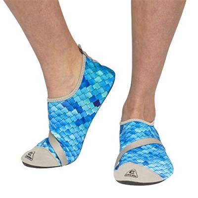 Cressi Aqua Socks_XLX420 Moderne Wassersportschuhe, Square Fantasy, S (34/35) von Cressi