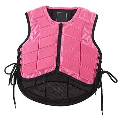 DEWIN Reitweste für Kinder, schaumstoffgepolsterte Sicherheits-Schutzausrüstung für das Reiten, REIT-Körperschutz, Pink(CL) von DEWIN
