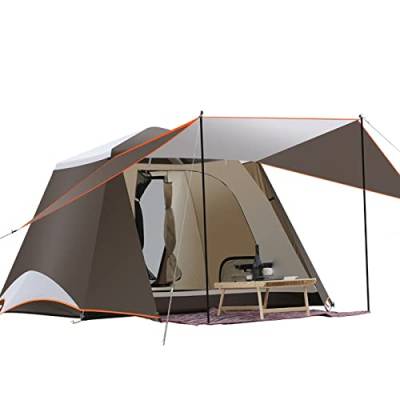 Zelte Upgrade Build 2Türen 3-4Personen Vollautomatisches Zelt Automatisches Camping-Familienzelt im Familienreisezelt von DHJKCBH
