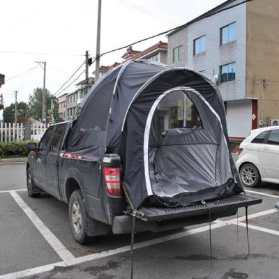 Pickup-Truck-Zelt, tragbares LKW-Ladeflächenzelt für 3–4 Personen, inklusive Regenüberdachung und Tragetasche, tragbares, einfach aufzubauendes Zelt,Schwarz von DJFOG