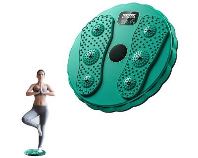 DOPWii Balanceboard Drehscheibe mit Zähler, Bauchtrainer, Schlankheitsgerät, für Fußmassage und Taillentraining Aerobic-Training von DOPWii