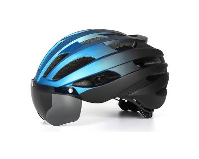 DOPWii Bike Cross Helm Fahrradhelm mit Windschutzscheibe, mehrschichtig stoßfest, atmungsaktiv und komfortabel von DOPWii