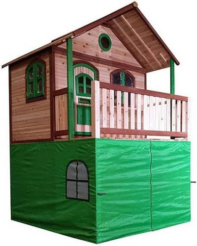 DOTMALL Dachzelt AXI Tent for Playhouse Plastic Green von DOTMALL