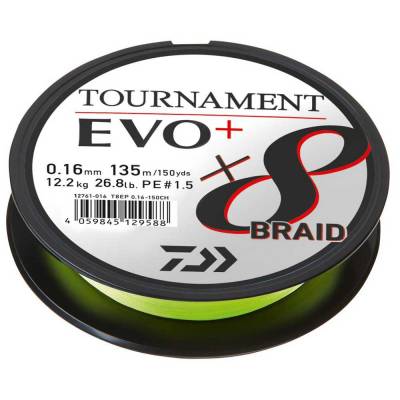 Daiwa Braided Line 135 M Gelb 0.120 mm von Daiwa