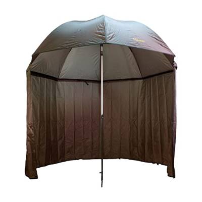 Delphin Grüner Brolly 250cm mit Seitenwand Angelschirm von Delphin