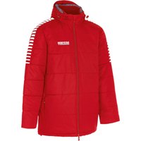 DERBYSTAR Hyper Stadionjacke rot/weiß XXL von Derbystar