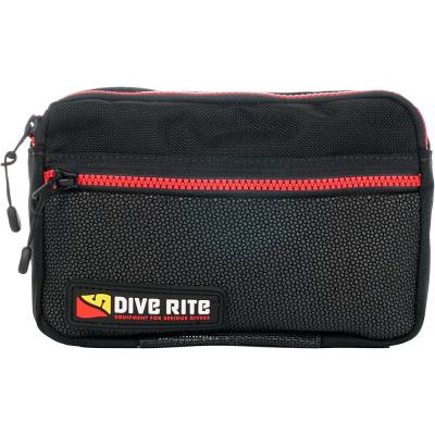 Dive Rite Pocket Bellow Horizontal 2 Zip Dc Rot,Schwarz von Dive Rite