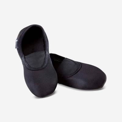 Gymnastikschuhe Mesh Kinder schwarz von Domyos