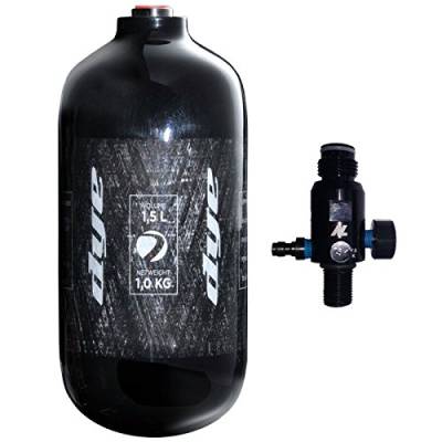 Dye Paintball HP System Core 1.5 Liter inkl. New Legion Dwarf Regulator 300 bar, 65494 von Dye