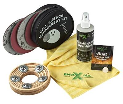 EMAX CLEAN DUST | Revolutionärer Reiniger für High-End und Urethan Bowlingbälle | Intensive Reinigung von Bowling-Kugeln | Ball-Cleaner in Tab-Form | Natürlich | Nachhaltig | Biologisch | All in One von EMAX CLEAN