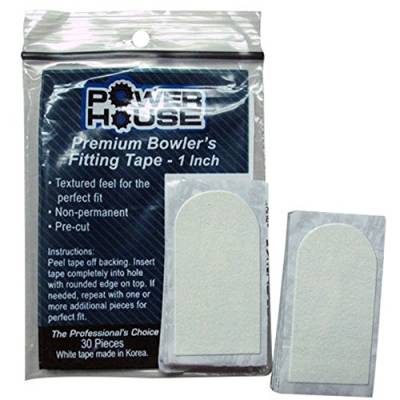 Powerhouse Premium White Bowling Tape - 1" - 30 Stück - Pre Cut von Ebonite