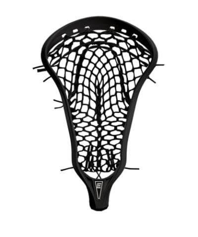 Epoch Lacrosse Damen Lacrosse Head Purpose 10° besaitet mit Pro Pocket - Composite Injected Polymer Lacrosse Stick Head, Knot Lock Technologie, 10° Bottom Rail - Schwarz von Epoch Lacrosse