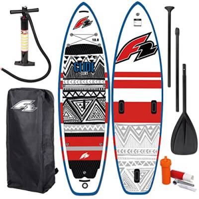 F2 Glide SURF RED Windsurf SUP 10,8" - Stand UP Paddle Board - TESTBOARD von F2