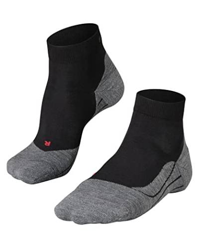 FALKE Herren Laufsocken RU4 Endurance Short M SSO Baumwolle antiblasen 1 Paar, Schwarz (Black-Mix 3010), 42-43 von FALKE