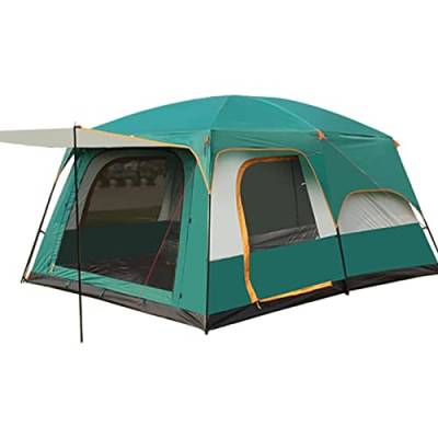 Zelte für Camping mit Veranda, Instant-Zelt, automatisches Glamping-Zelt, wasserdicht, Winddicht, einfacher Aufbau in wenigen Minuten, ideal für Familienautoausflüge, Festivaltreffen und Picknicks von FAXIOAWA