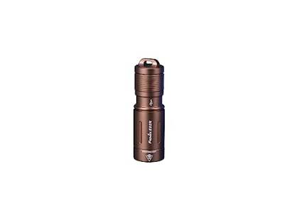 FENIX Unisex-Adult E02r Brown Rechargeable Keychain Torch Taschenlampe, braun, small von FENIX