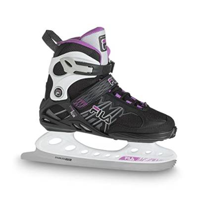 FILA Damen FILA Primo Ice Lady Freizeitschlittschuh Damen Eishockey Eislaufen Edelstahlkufe Starker H, schwarz/weiß/magenta, 42 EU von FILA