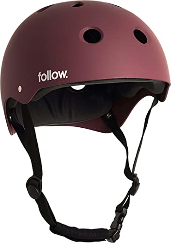 FOLLOW Safety First Helm 2022 Burnt red, L von FOLLOW