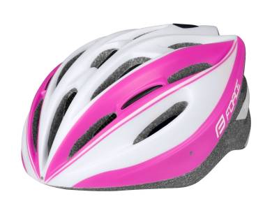 FORCE Fahrradhelm Helm FORCE TERY white-pink S - M von FORCE