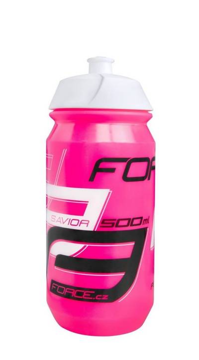 FORCE Trinkflasche Flasche FORCE SAVIOR 0.5 l pink schwarz-weiss von FORCE