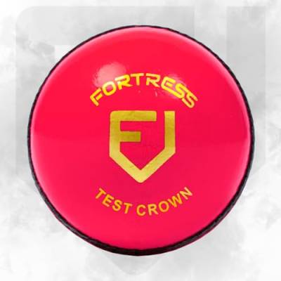 Fortress Royal Crown Cricketbälle – Cricketball aus hochwertigem, handgenähtem Leder – 4 Farboptionen (Rosa, Damen - Packung von 1) von FORZA
