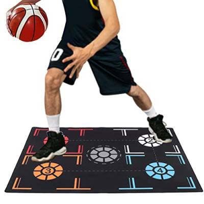 Fabater Basketball Trainingsmatte, rutschfeste Matte für Normales Trainingssystem, Leise Dribble Kontrolle für den Innenbereich, Sport Hilfstrittmatte, Fußgriffmatte, Erwachsenengröße von Fabater