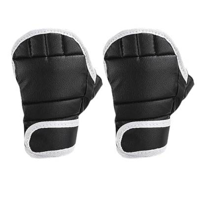 Boxsackhandschuhe, Taekwondo-Handschuhe | 2 Stück atmungsaktive Halbfinger-Taekwondo-Sparringhandschuhe - Handgelenkschutz-Trainingstaschenhandschuhe, multifunktionale MMA-Handschuhe für das von Facynde