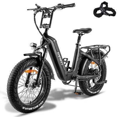 Fafrees F20 Master E-Bike Carbonfaser 48V 22.5AH Akku Elektrofahrräder 20"*4.0 Zoll Fat Tire E-Mountainbike Maximales Drehmoment 60 Nm von Fafrees