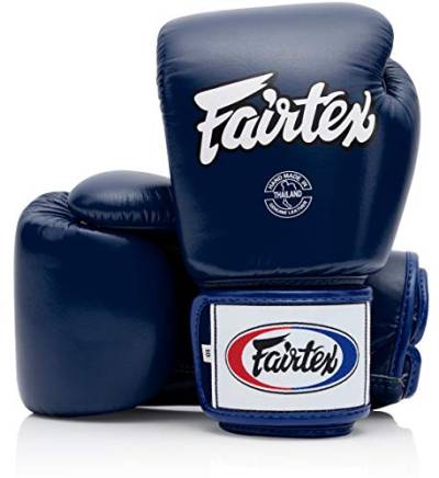 Fairtex BGV1 Muay Thai Boxtraining Sparring Handschuhe für Männer, Frauen, Kinder | MMA Handschuhe für Kampfsportarten | Hochwertige, leichte & stoßdämpfende Boxhandschuhe(16 oz-Blau) von Fairtex