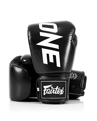 Fairtex BGV1 ONE Muay Thai Boxing Sparring Gloves (Black, 16 oz) von Fairtex