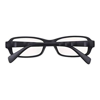 Klassische Nerdbrille ohne Stärke Transparente Gläser Retro Brille Computer Lesebrillen Sonnenbrille Unisex für Frauen und Männer, UV-Schutz, Anti-Strahlung von FakeFace