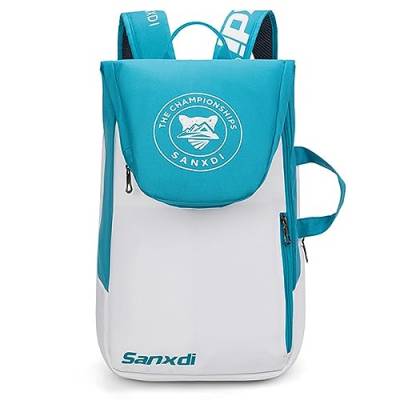 Fiorky Schlägertasche, fasst 3 Schläger, Badminton-Tasche, große Kapazität, Squash-Schlägertasche, wasserdichter Padelschläger-Rucksack for Tennis/Pickleball/Badminton/Squash-Sportarten von Fiorky