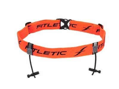 Fitletic® | Race 1 | Laufgürtel mit Startnummern-Halterung | Gürtel Laufen| Fitness Equipment | Hüftgürtel Damen/Herren | Jogging Zubehör | Laufgürtel | Fitnessgürtel von Fitletic