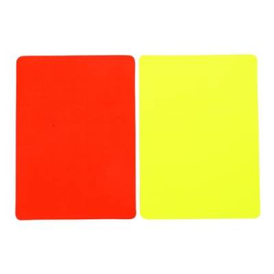Fonowx Sport-Schiedsrichterkarten-Set, rote Karte, gelbe Karte für Fußball, Fußball, Nur Karte von Fonowx