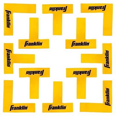 Franklin Sports Pickleball Court Marker Kit – Linienmarkierungs-Set mit Maßband – offizielle Größe Court Throw Down Marker von Franklin Sports