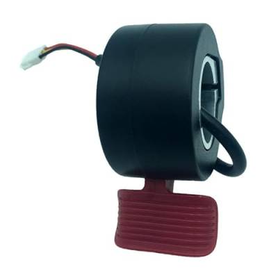 Finger Throttle Booster Hall Sensor Elektroroller Gaspedal Griff Fahrrad Zubehör (Rot) von Frdhee